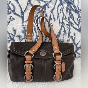 Coach Chelsea Turn lock Satchel